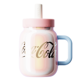 Coca-Cola Collection Porcelain Tea Cup - Pearl Pink