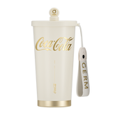 Coca-Cola EaseSip Shining Vacuum Tumbler 1200ml cream