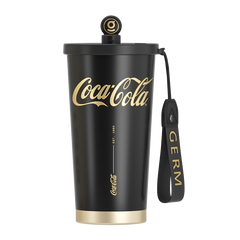 Coca-Cola insulated stainless steel tumbler with straw lid