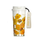 GERM Sunflower Vacuum Tumbler 500ml from the Flower Collection