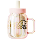 GERM x Coca-Cola Borosilicate Glass Tea Cup Aurora Pink 790mL