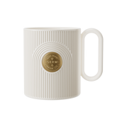 GERM Doric ceramic coffee mug with lid and spoon