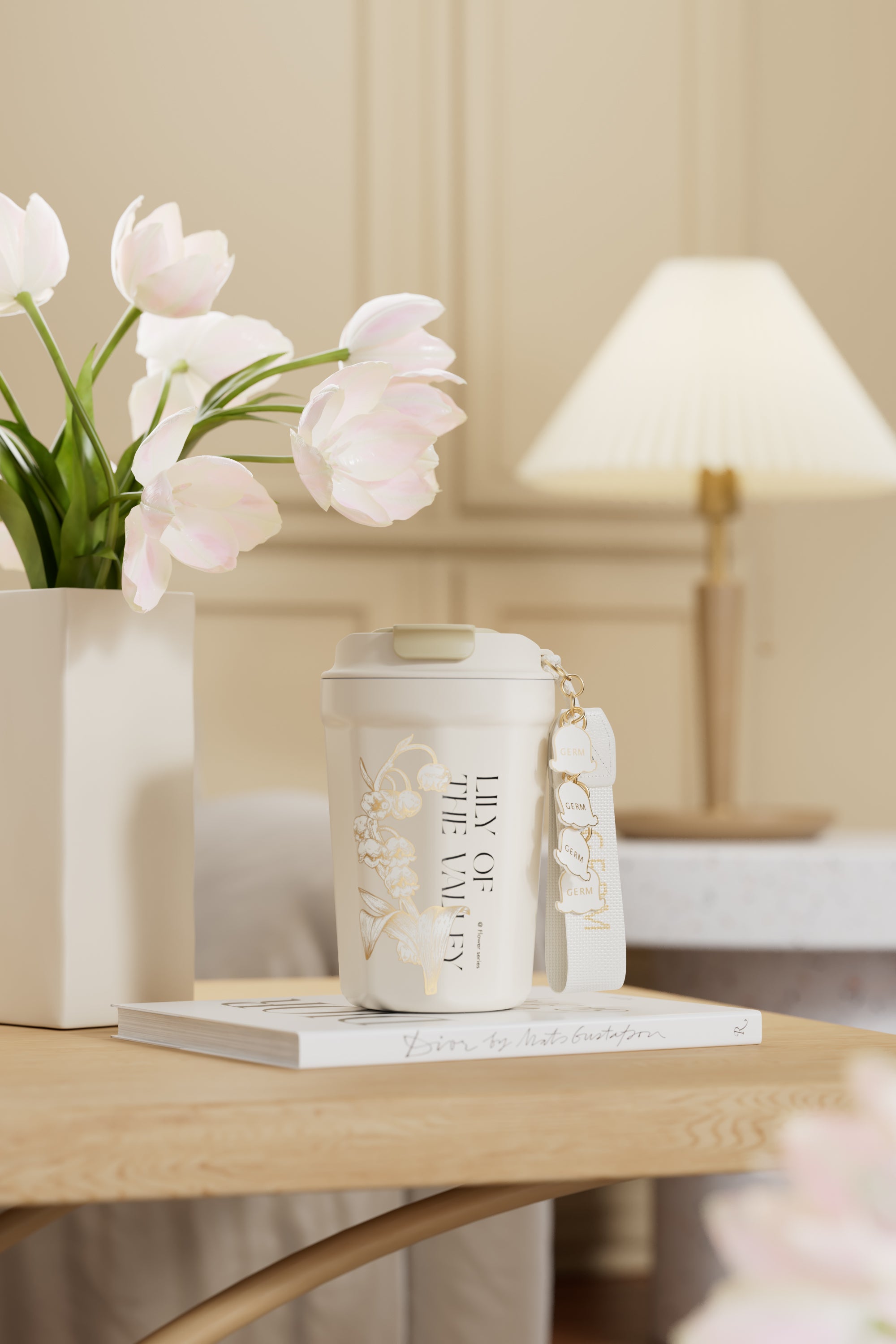 GERM Lily of the valley Octagon Vacuum Tumbler 390ml