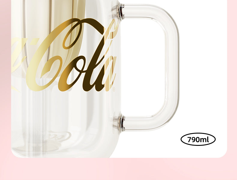 Coca-Cola Collection Borosilicate Glass Tea Cup - Aurora Pink