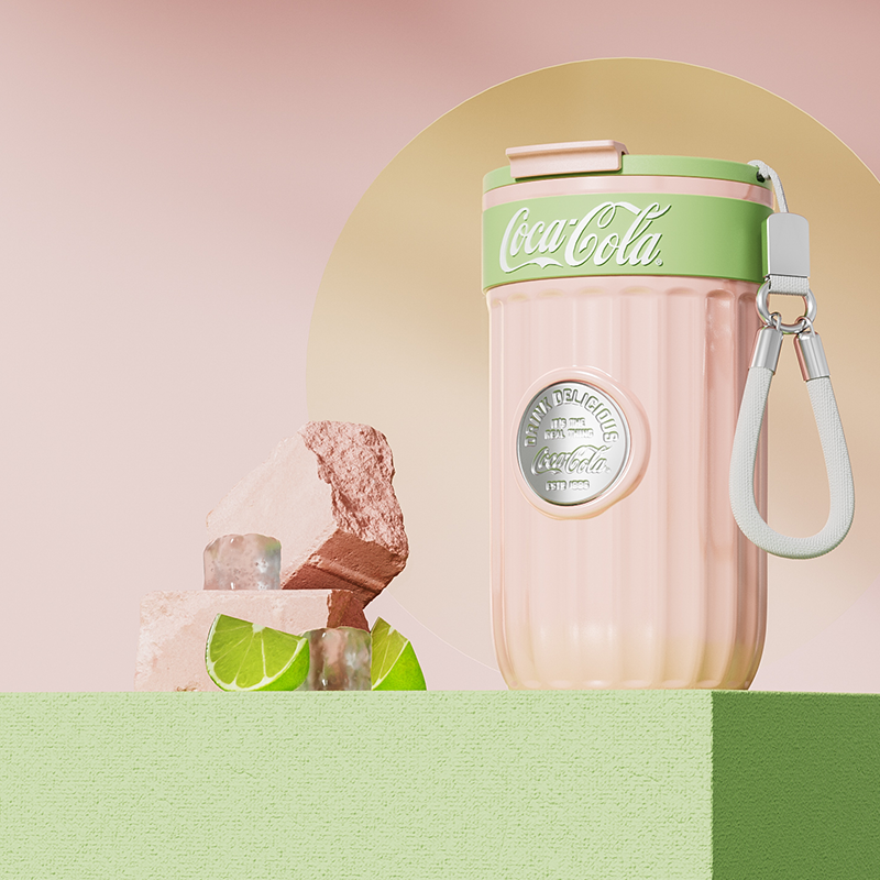 Coca-Cola Collection Cola Badge Vacuum Coffee Cup