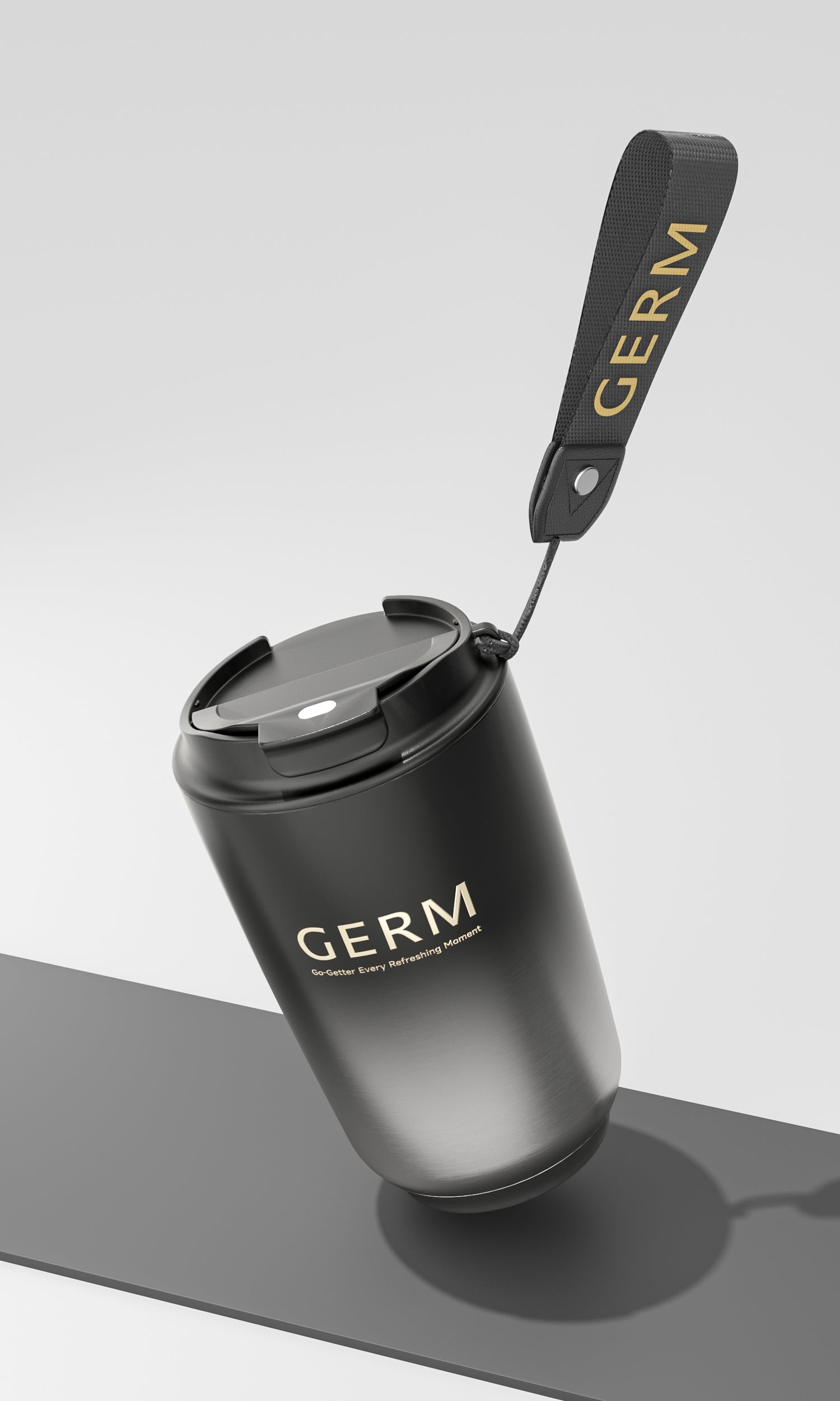 GERM GO-GETTER Mocha Vacuum Tumbler