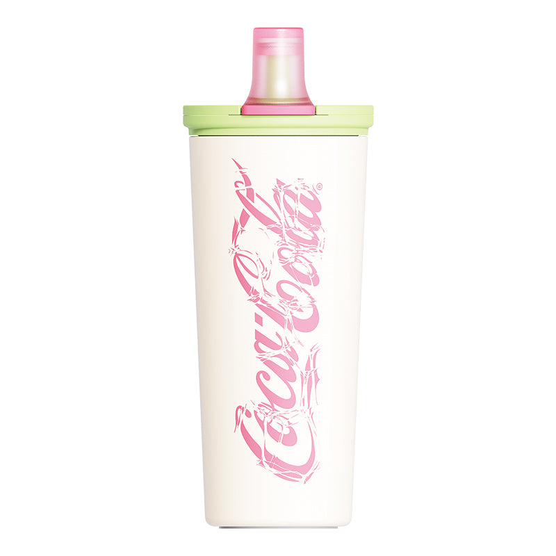 Coca-Cola Duosip vacuum tumbler with straw lid