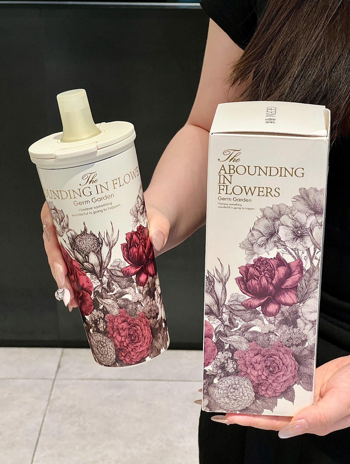 GERM Flower Collection Duosip Series Vacuum Tumbler