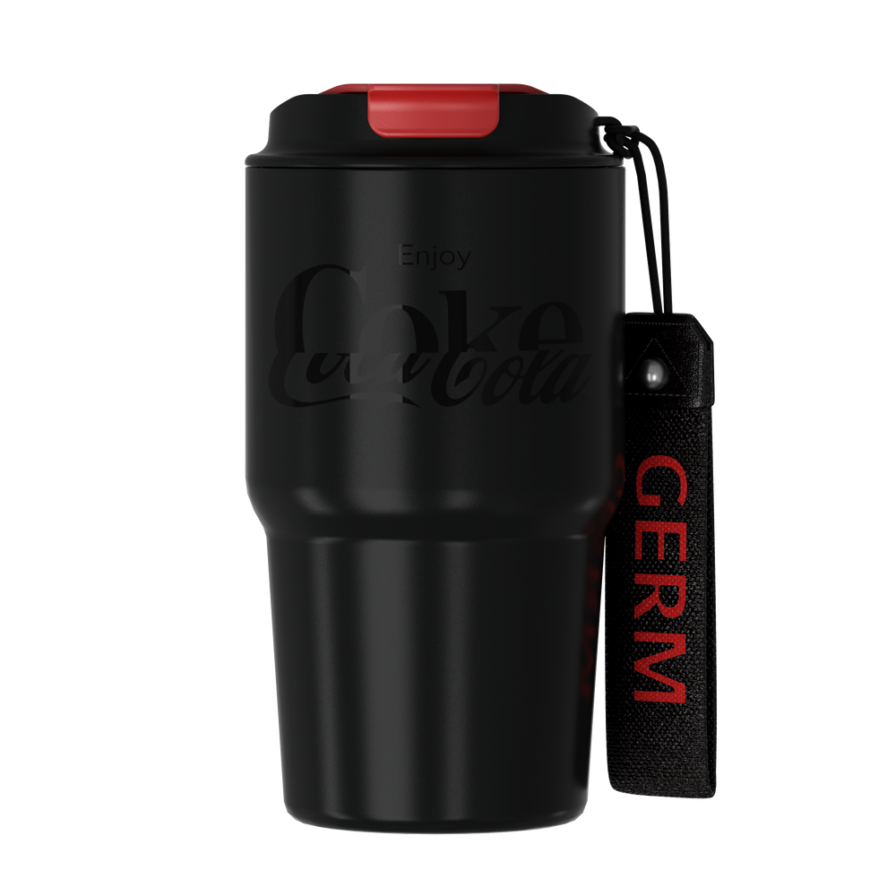 Portable Coca-Cola insulated coffee tumbler for daily use