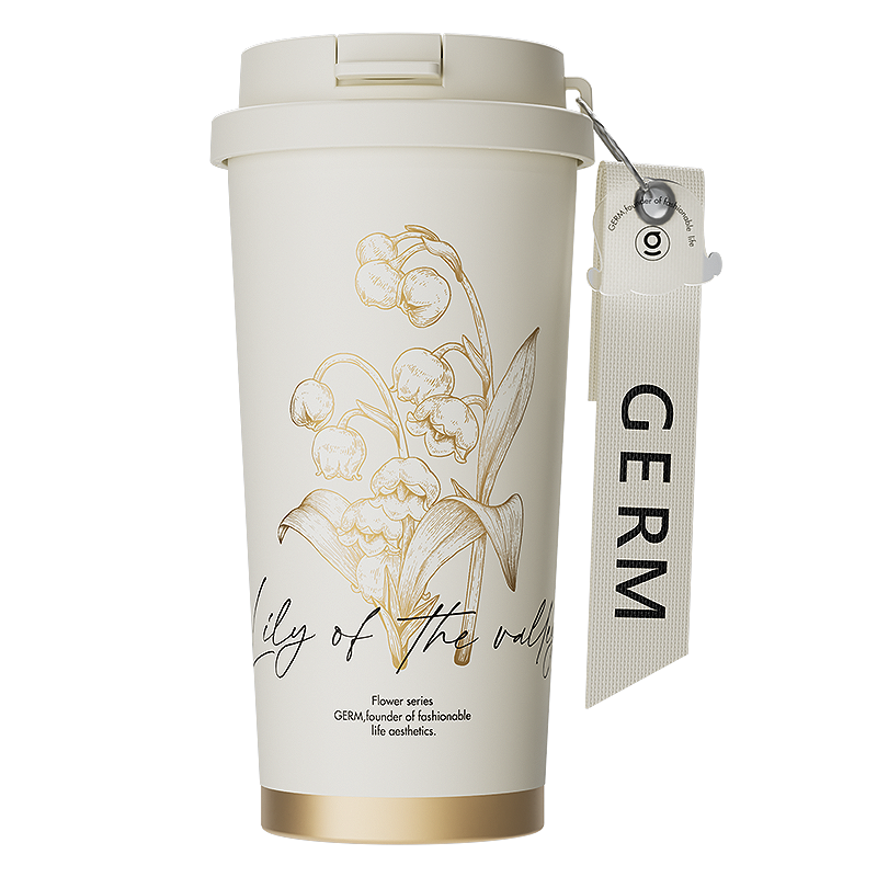 GERM lily of the valley vacuum insulated stainless steel tumbler