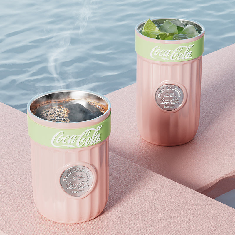 Coca-Cola Collection Cola Badge Vacuum Coffee Cup