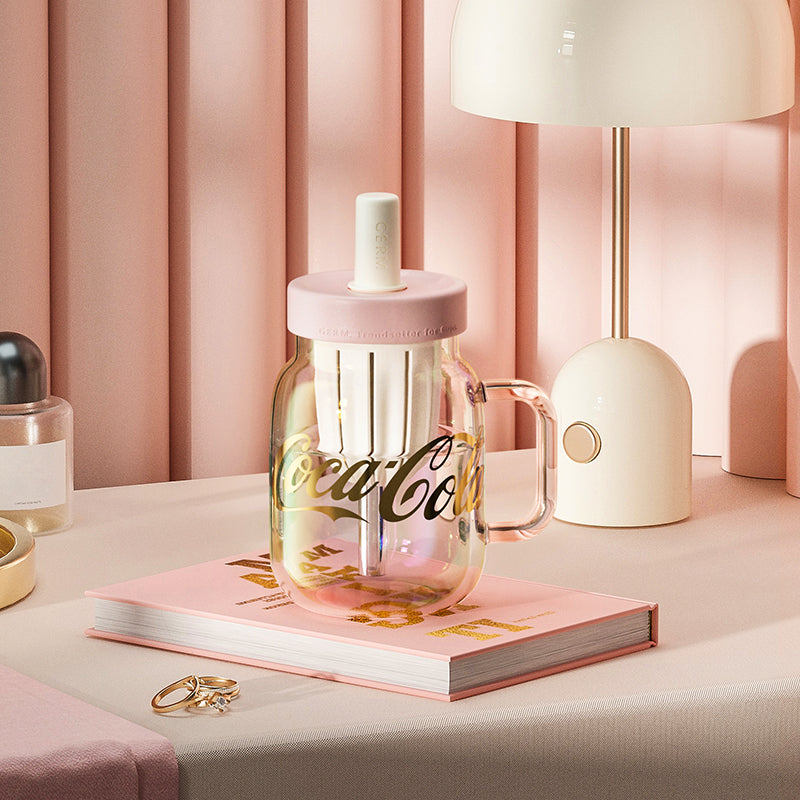 Coca-Cola Collection Porcelain Tea Cup - Pearl Pink