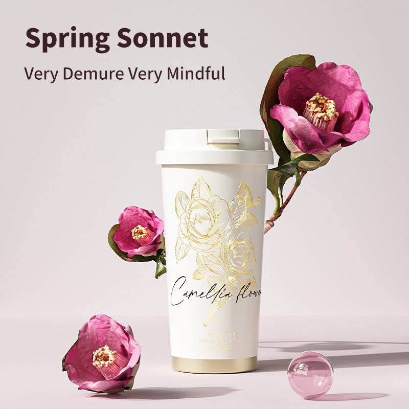 GERM Camellia Shining Vacuum Tumbler
