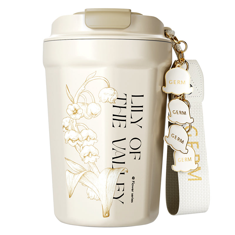 GERM Lily of the valley Octagon Vacuum Tumbler 390ml