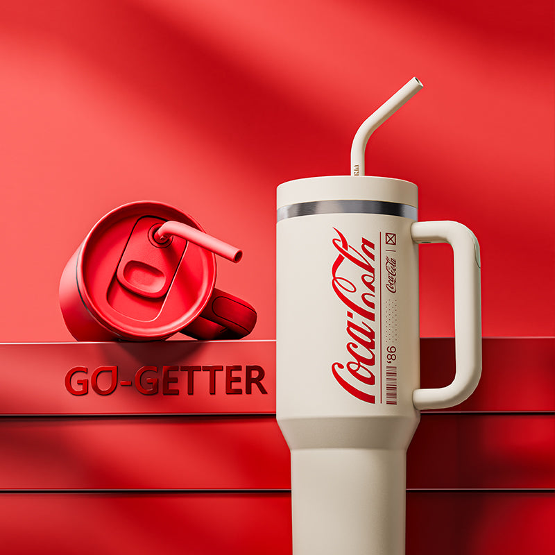 Coca-Cola Collection Stainless Steel Straw Mug