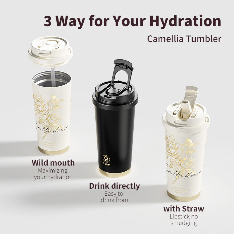 GERM Camellia Shining Vacuum Tumbler