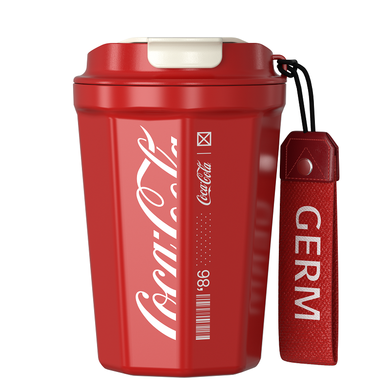 GERM x Coca-Cola octagon vacuum insulated travel tumbler