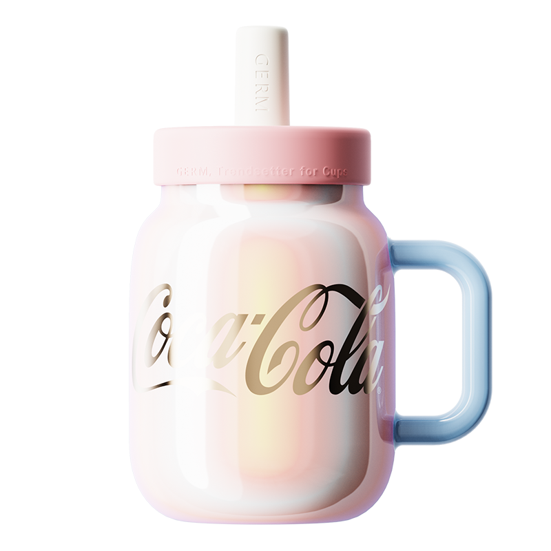Coca-Cola Collection Porcelain Tea Cup - Pearl Pink