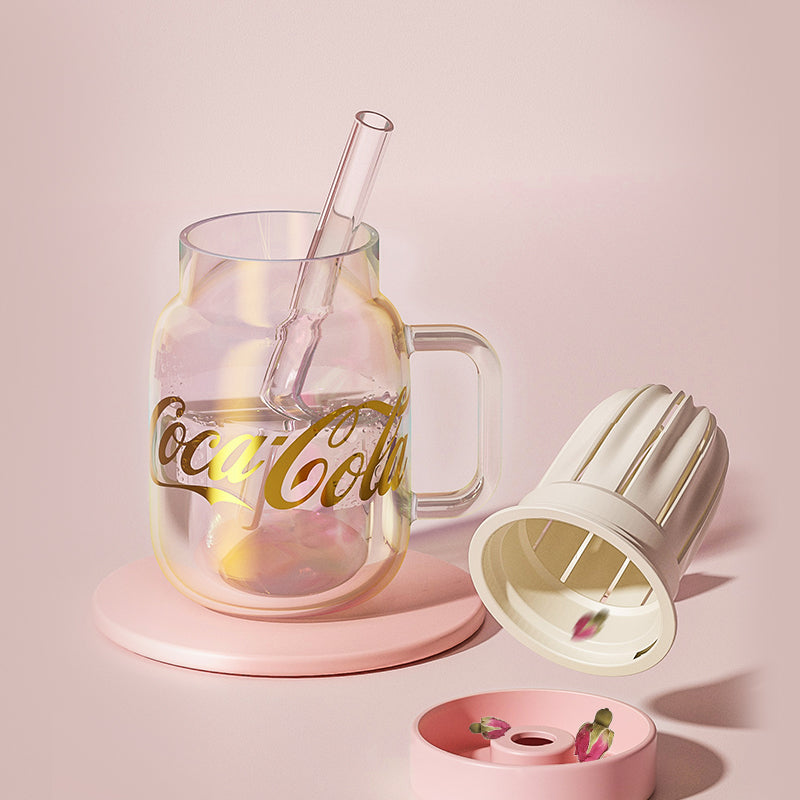 Coca-Cola Collection Porcelain Tea Cup - Pearl Pink