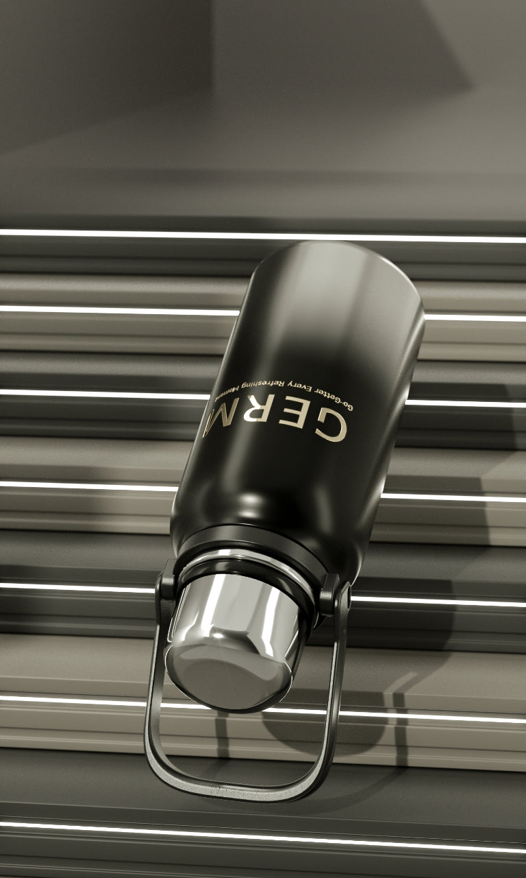 GERM GO-GETTER Sport Vacuum Bottle with Cup