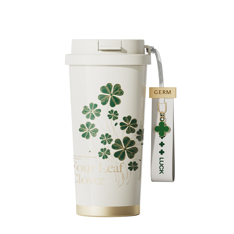 GERM Four-Leaf Clover stainless steel insulated tumbler