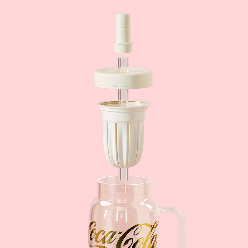 Coca-Cola Collection Porcelain Tea Cup - Pearl Pink