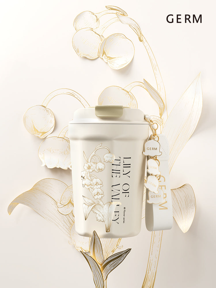 GERM Lily of the valley Octagon Vacuum Tumbler 390ml