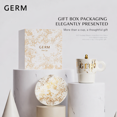 GERM Gilded Ceramic Coffee Mug