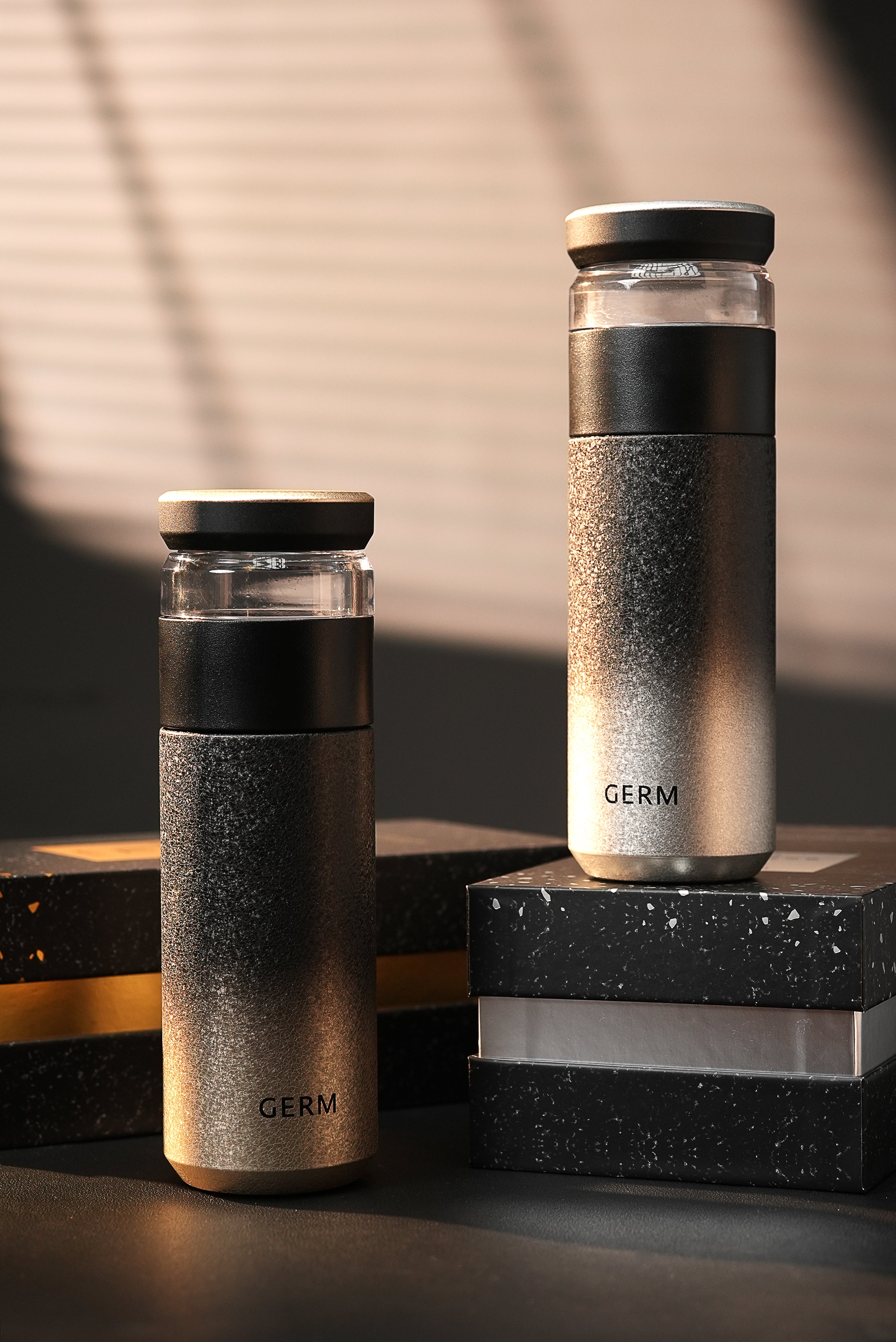 GERM Ti TeaCrystal Titanium Vacuum Bottle 520ml