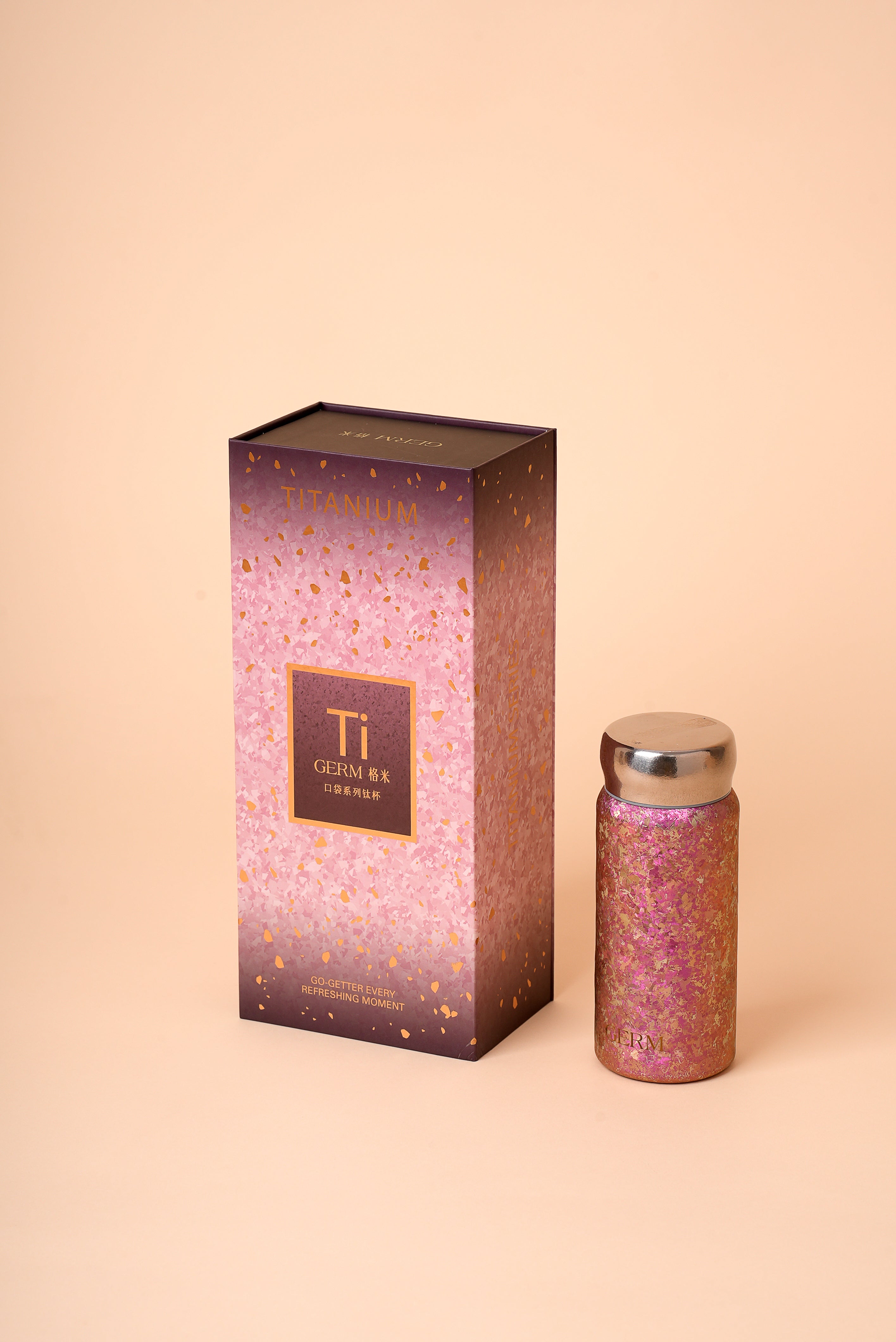 GERM Ti-Pocket Collection Ultra-light Titanium Vacuum Tumbler 210ml