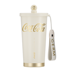 Coca-Cola EaseSip Shining Vacuum Tumbler 1200ml cream