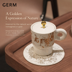 GERM Gilded Ceramic Coffee Mug