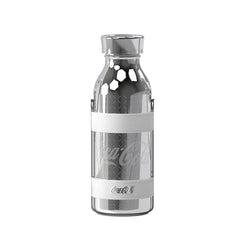 GERM x Coca-Cola Mirror Vacuum Bottle Silver 420mL