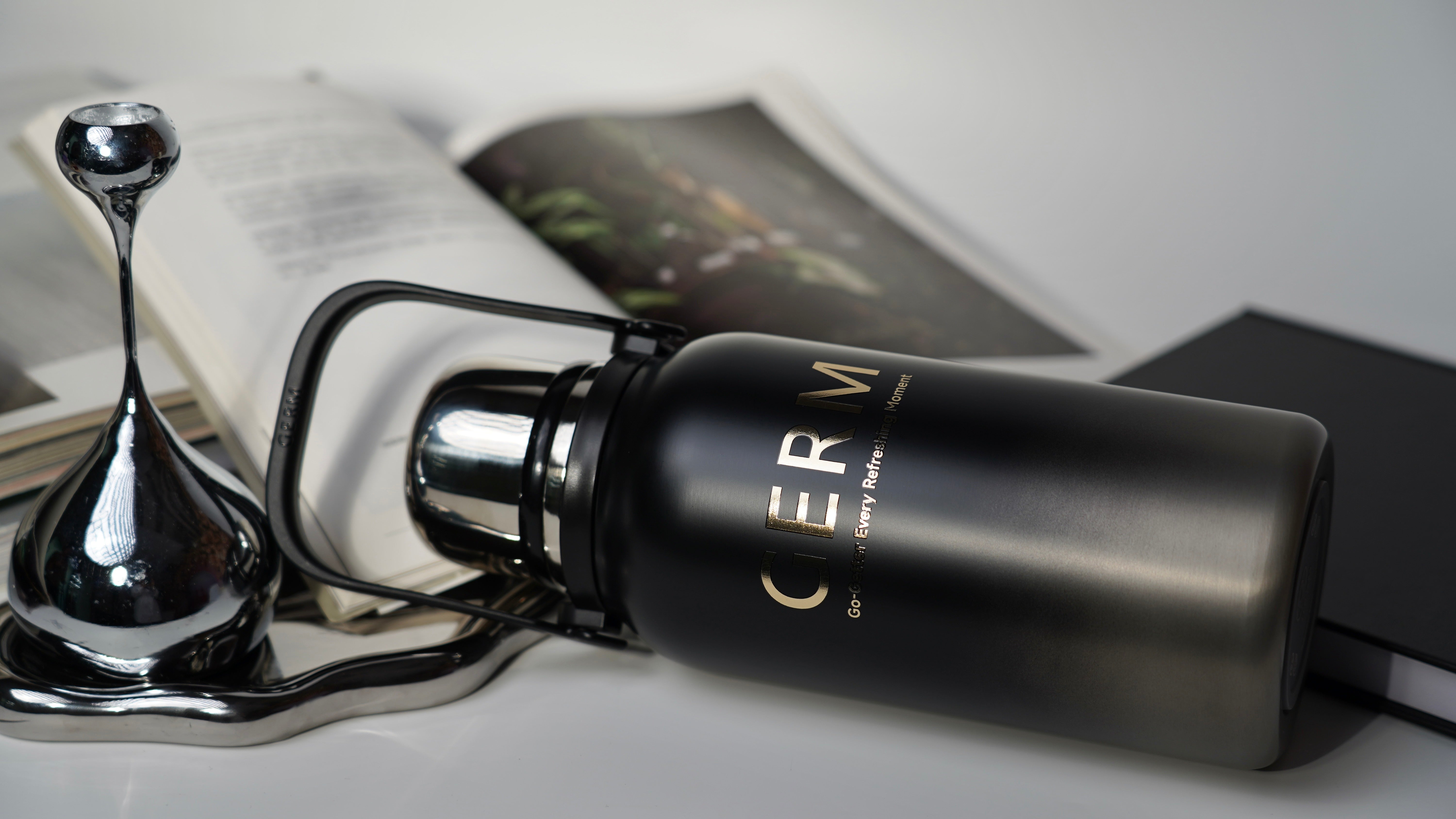 GERM GO-GETTER Sport Vacuum Bottle with Cup