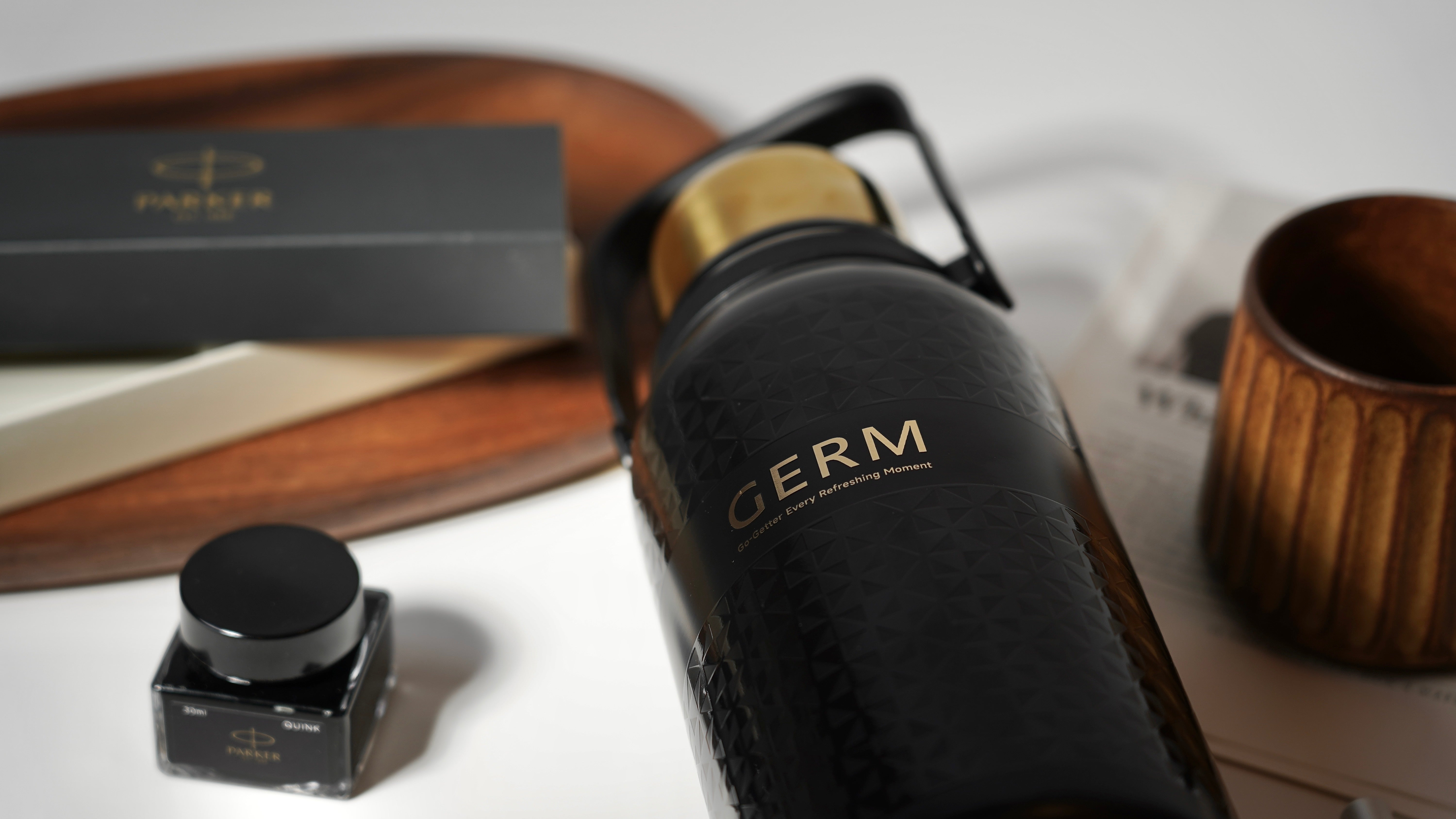 GERM GO-GETTER Sport Vacuum Bottle with Cup