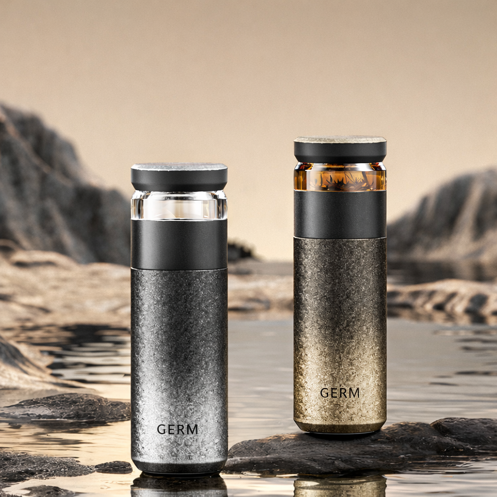GERM Ti TeaCrystal Titanium Vacuum Bottle 520ml
