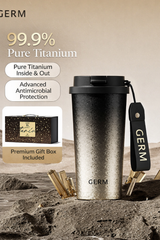 GERM Business Collection Titanium Shining Vacuum Tumbler - Gradient Gold