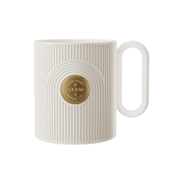 GERM Doric ceramic coffee mug with lid and spoon